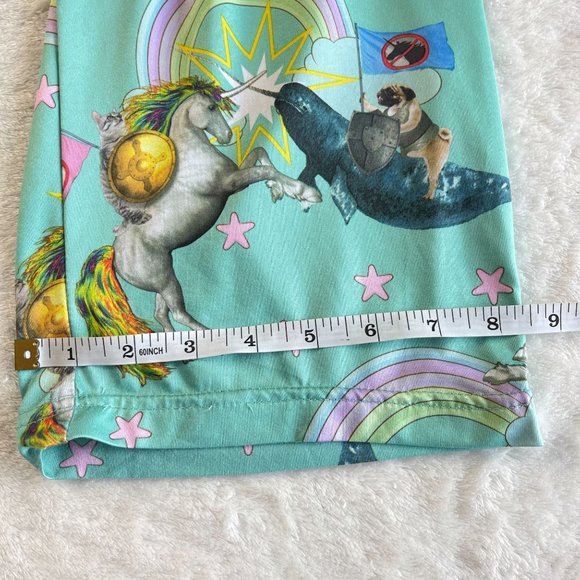 Briefly Stated Pants PJs Unicorn Pug Dog Cat Narwhal Battle EPIC Rainbow Size L - Picture 12 of 15
